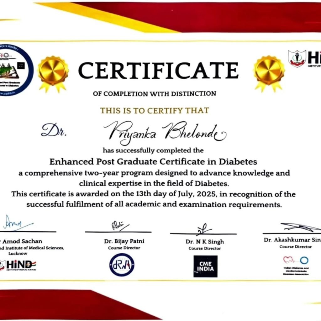 Enhanced Post Graduate Certificate in Diabetes
